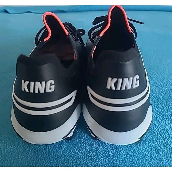 Puma KING ULTIMATE FG/AG Mens 11.5 Soccer Cleats 107563-01 Black White-Fire Orch main image 8